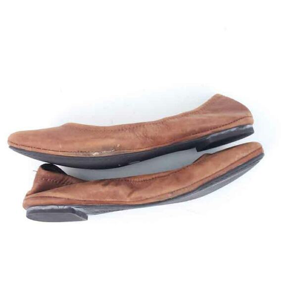 Lucky Brand Emmie Flats Leather Brown Size 6 Womens Shoes - Picture 4 of 7
